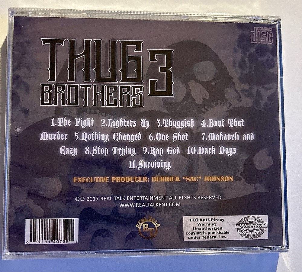 Krayzie Bone Thug Brothers 3 Cd