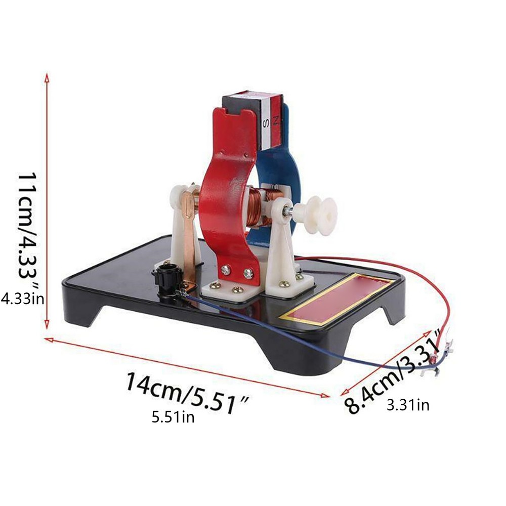 DIY Simple DC Electric Motor Model Physics Science Educational Toy Assemble Kit