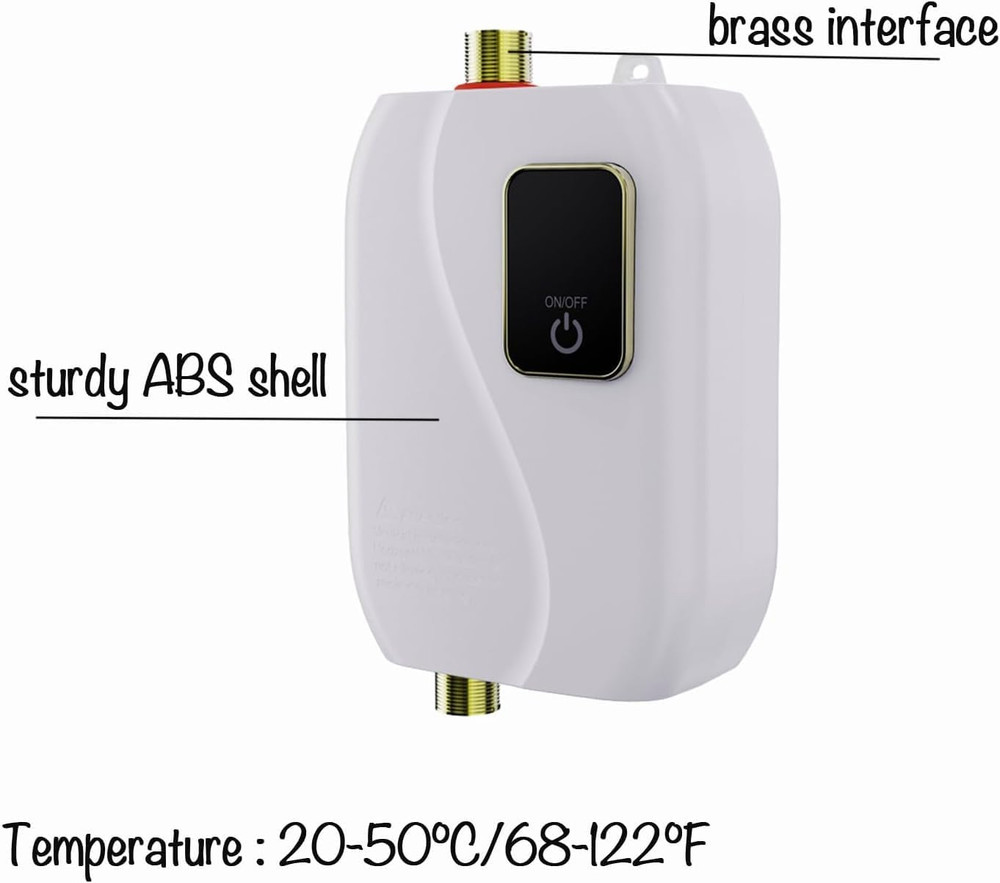 Calentador De Agua Para Ducha Electrico 110V Caliente Regadera 3 Temperatura New