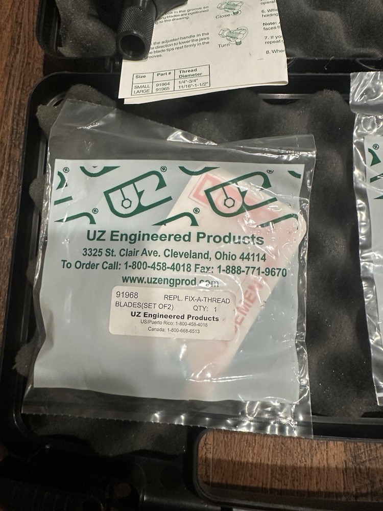 UZ Engineered Products small external fix-A-thread kit-966