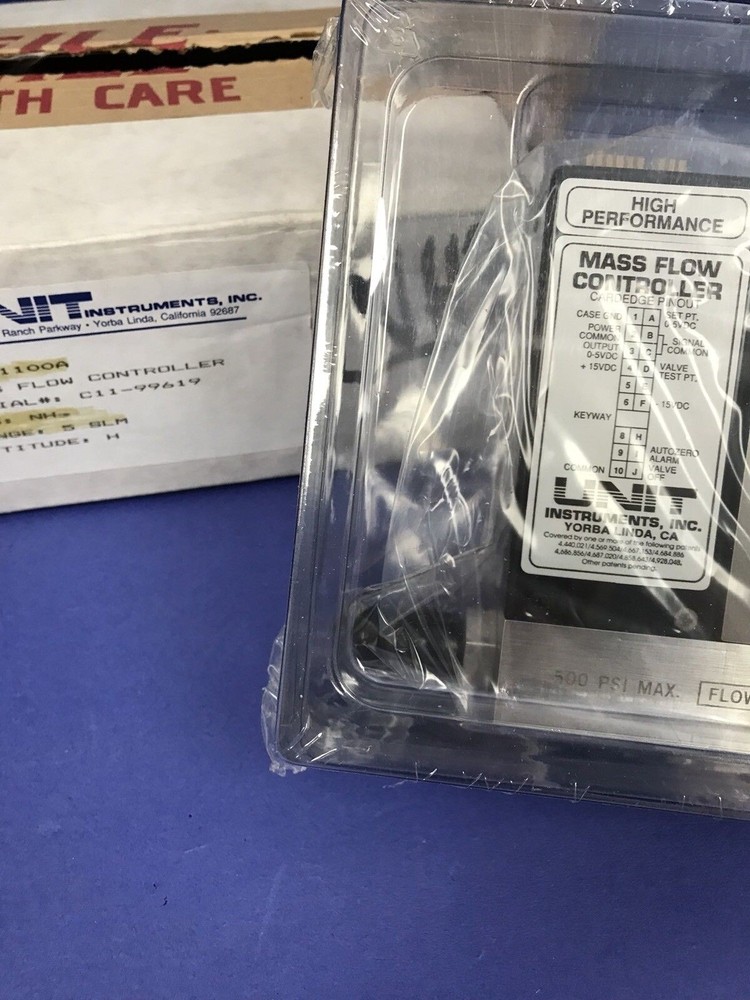 Unit UFC-1100A Mass Flow Controller, NH3, 5 SLM,  Refurbished