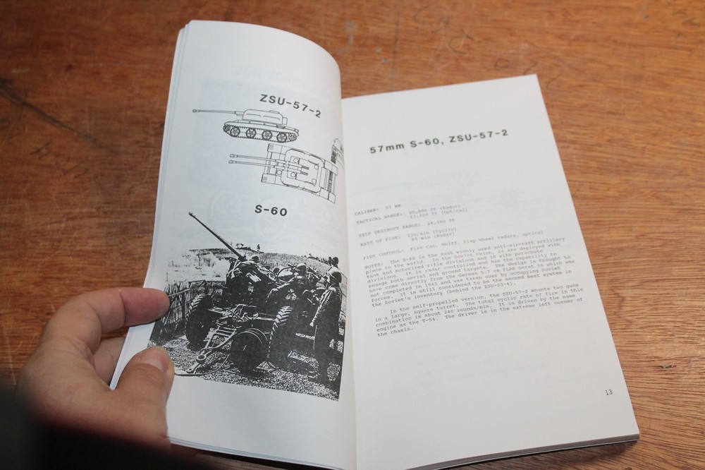 Original Vintage 21th US Air Force Combat Intelligence Guide Official Use Only