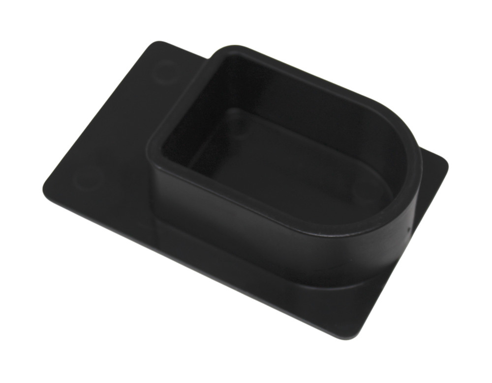 1" Plastic Universal End Plug for Deck Drains - Black, Tan, or White