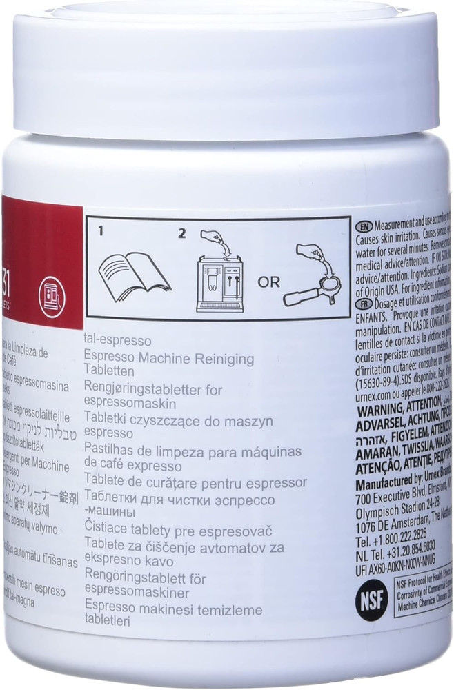 Espresso Machine Cleaning Tablets 100 Count Coffee Maker Backflush Cleaner