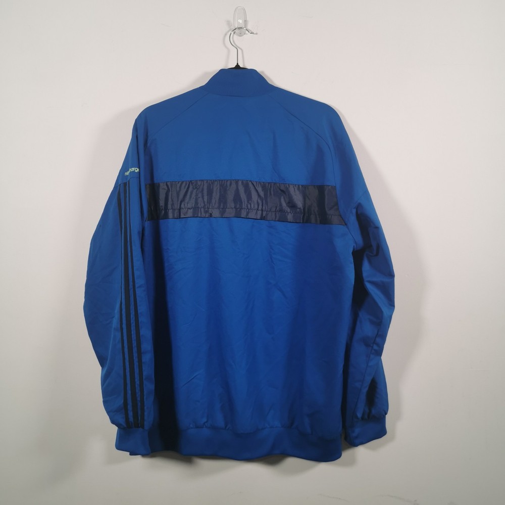 Adidas Track jacket Blue Black size Large Climacool