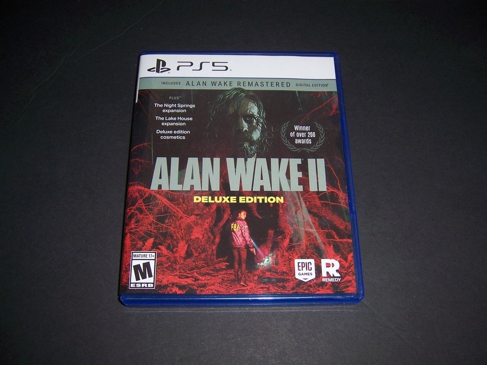 Authentic Case Artwork ONLY - Alan Wake II 2 PlayStation 5 PS5 Box