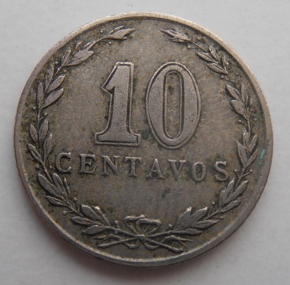 ARGENTINA 10 CENTAVOS 1898