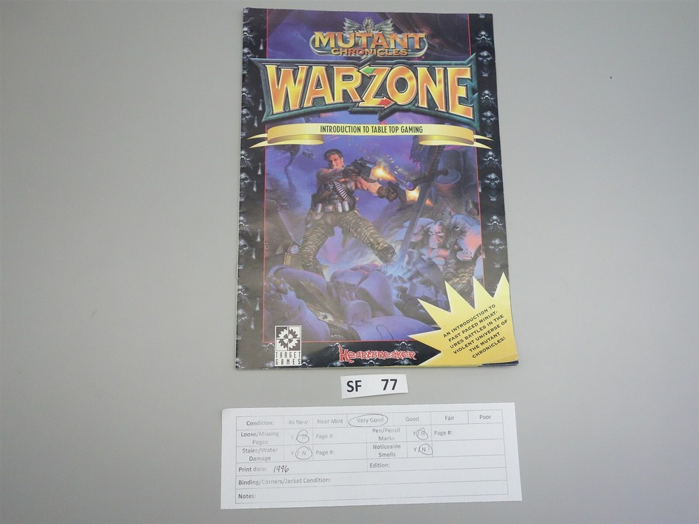 HHG Heartbreaker Hobbies: Mutant Chronicles Warzone Introduction