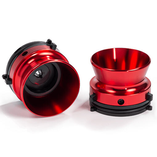 RecordingTheMasters 1/4″ NAB Adapter - Red, 2 Pieces