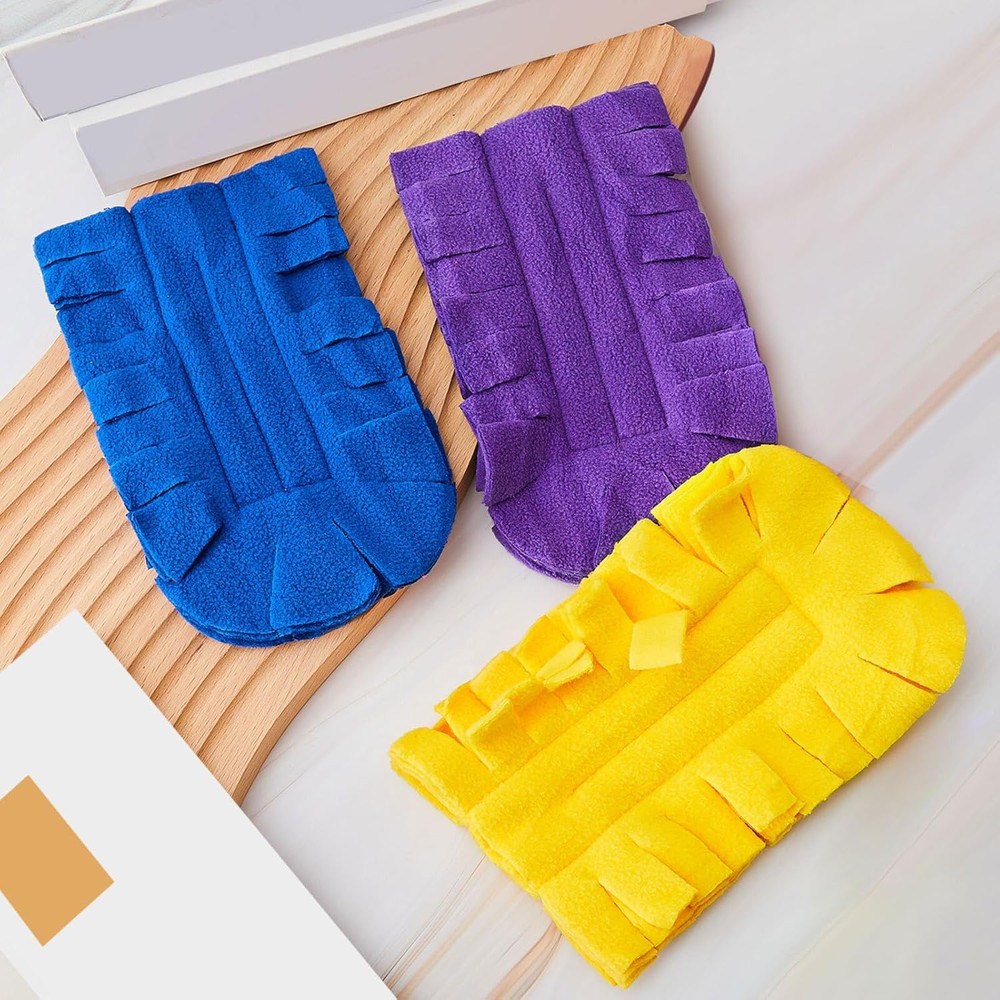 3 Pcs Duster Refill Reusable Fleece Duster Refills Feather Flat Dusters Multi