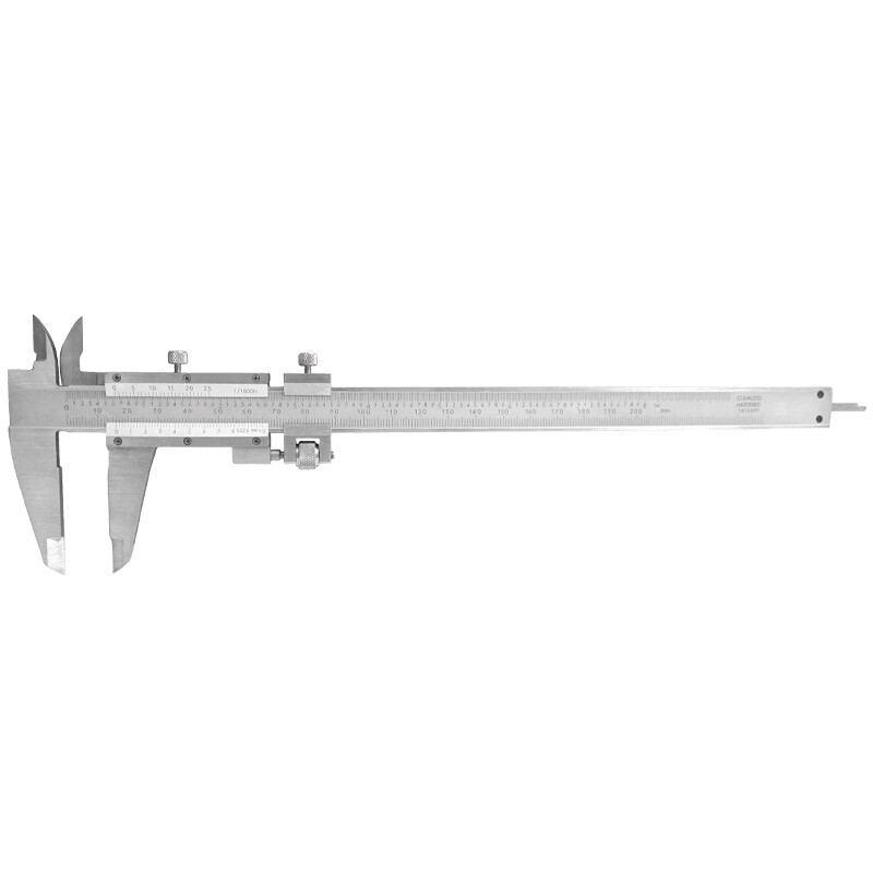 200mm/8" Precision Vernier Caliper with Fine Adjustment