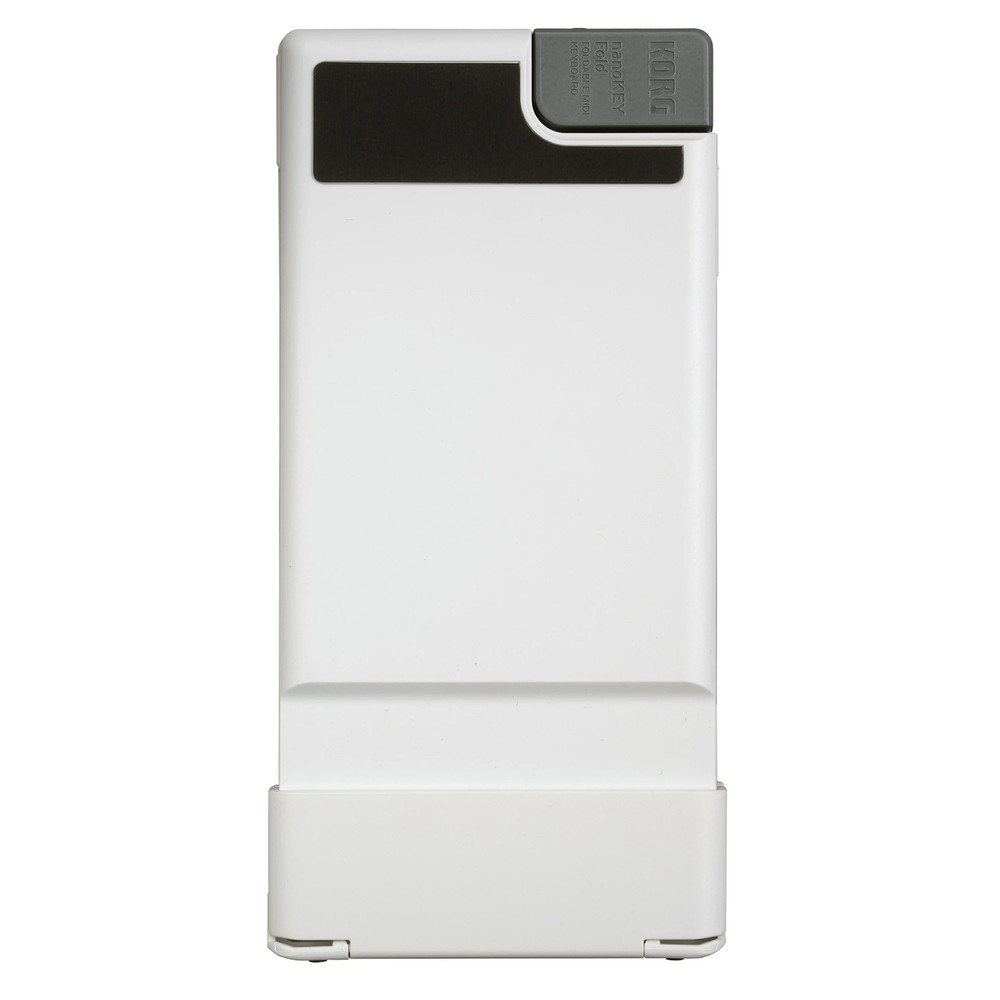 Korg nanoKEY Fold Foldable Smartphone-Size USB-C MIDI Keyboard, White