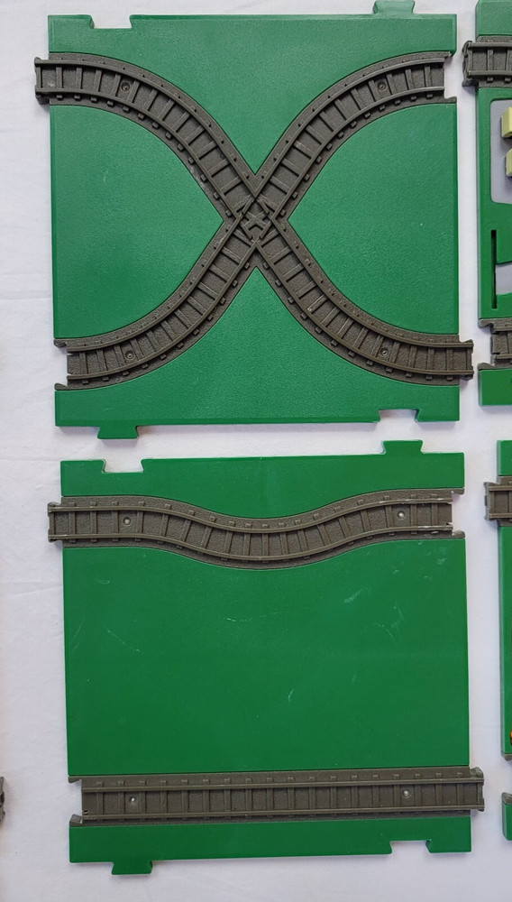 2004 Basic Fun XTS Train System Expandable Pieces Mini Track Expansion Lot of 13