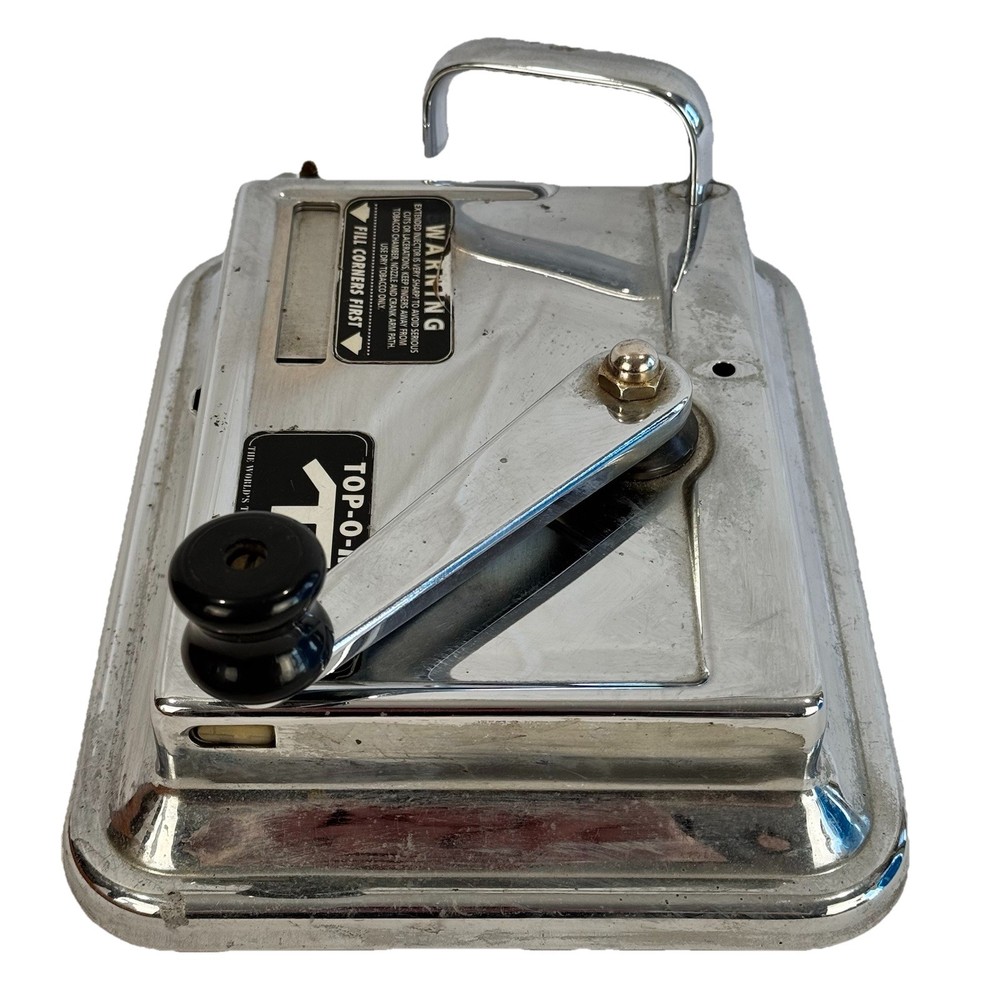 Top-O-Matic Cigarette Machine T2 Rolling Machine Working w/ Papers