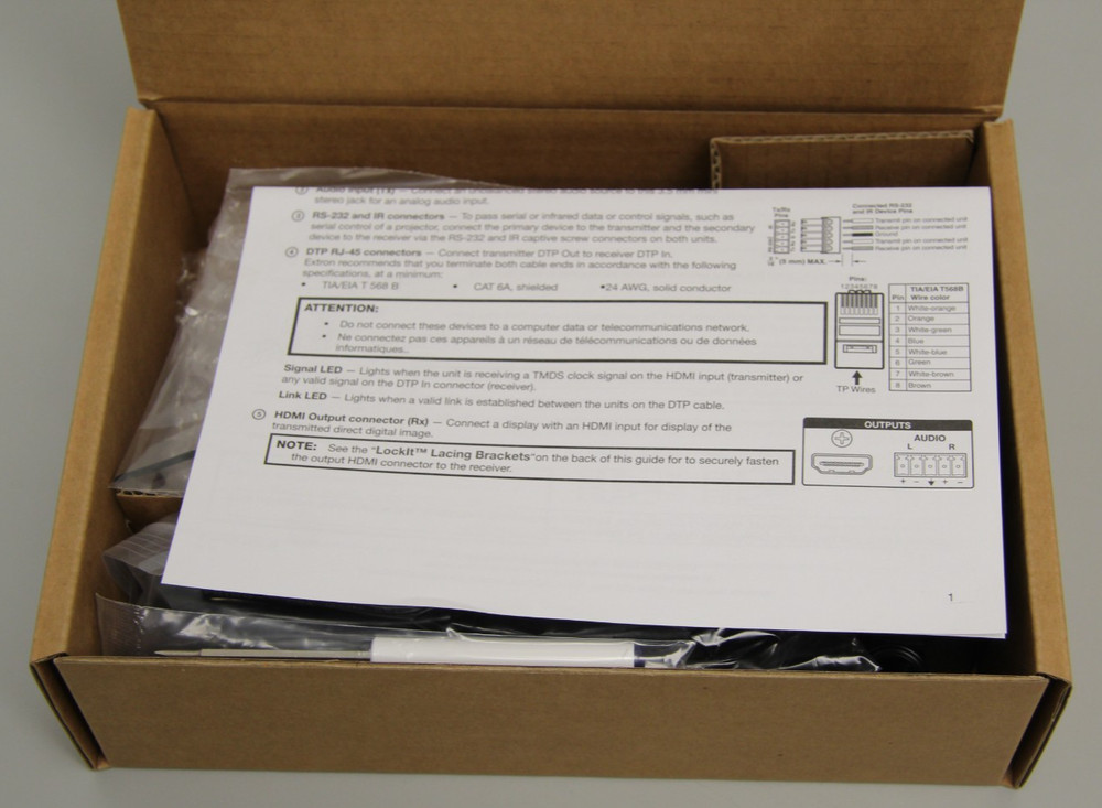 New Open Box Extron DTP HDMI 230 Tx HDMI Transmitter