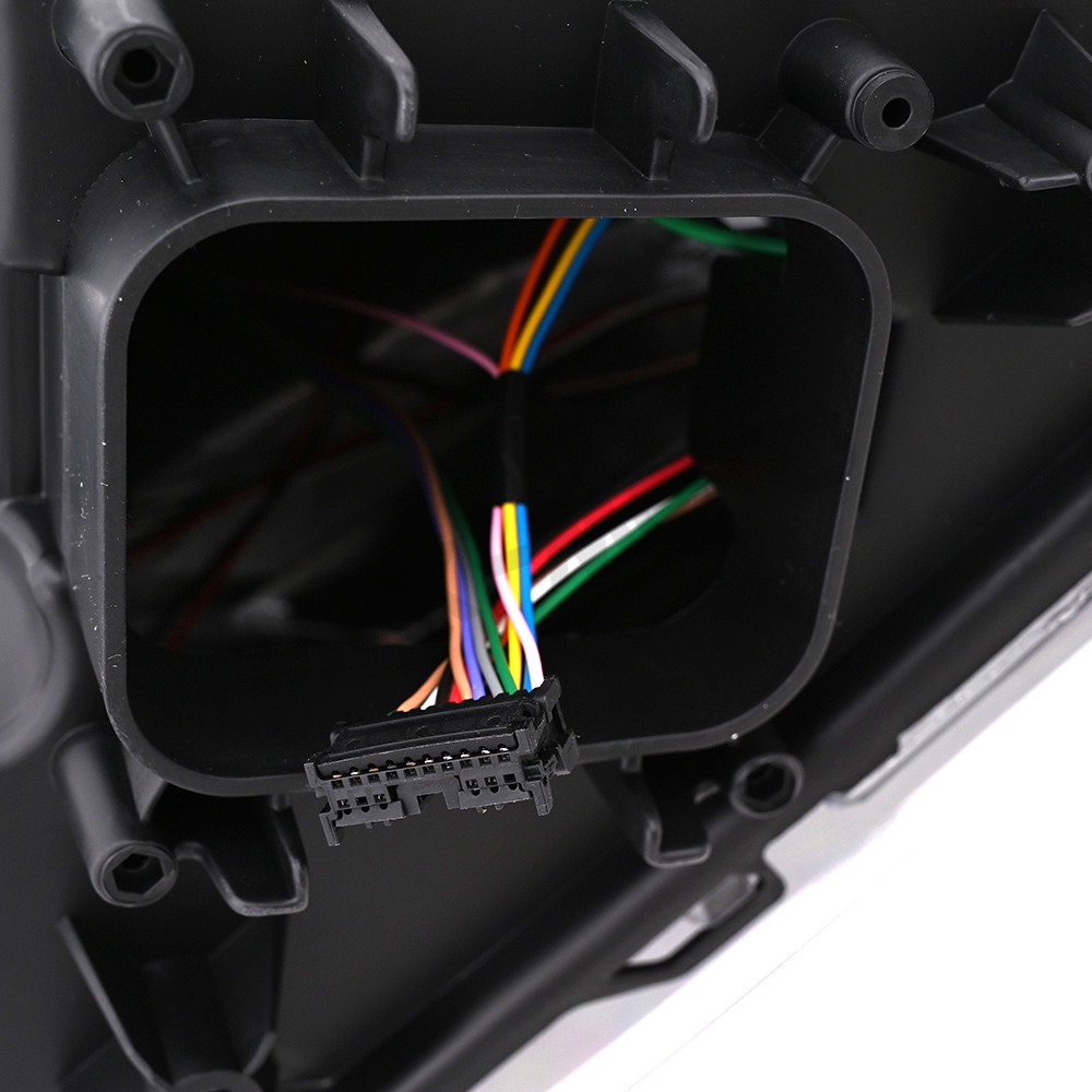 Headlight Assembly For 2016-2019 Ford Explorer Chrome w/LED DRL Left Driver Side