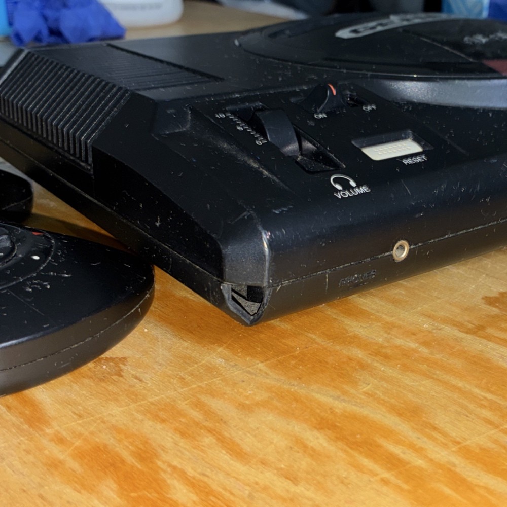 SEGA Genesis 16-Bit Black Video Game Console with Controller