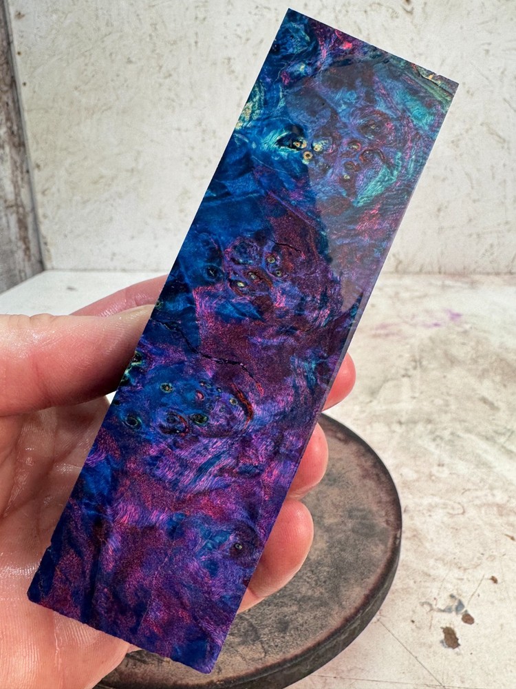 Stabilized Box Elder Burl Turning Blank or Knife Blank | SBEB 1245