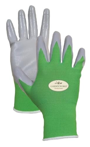 Weeders Gardening Gloves, Medium, Green