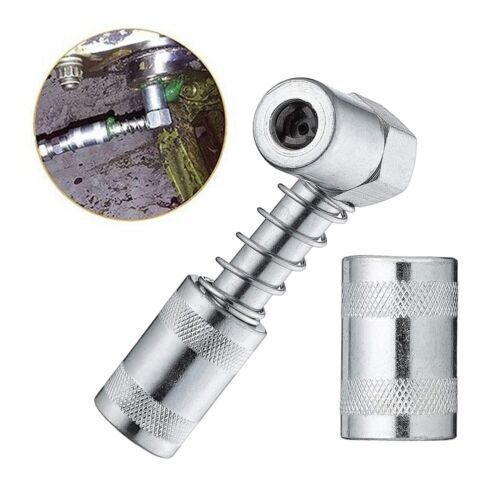 Grease Nozzle Adapter Grease Gun- Accessory 90 Degree Grease Coupler Adapter