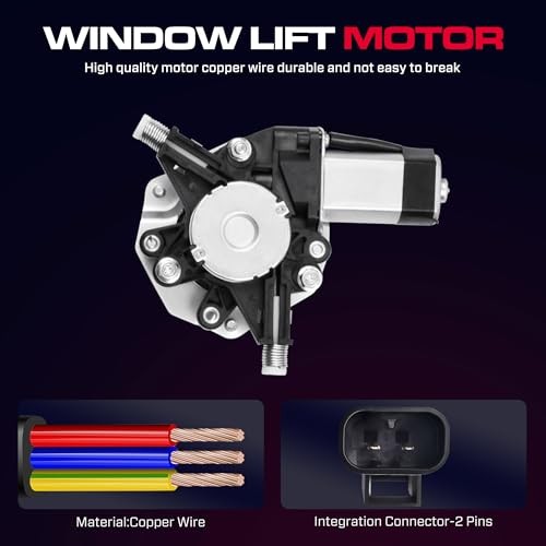 Front Passenger Side Power Window Regulator with Motor (2 Front Passenger (RH)