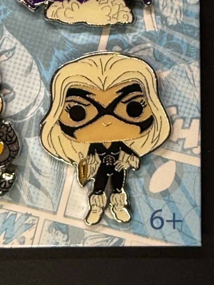 Funko Pop Marvel Pin Set Spider-Man Green Goblin Doc Ock Black Cat 4pc