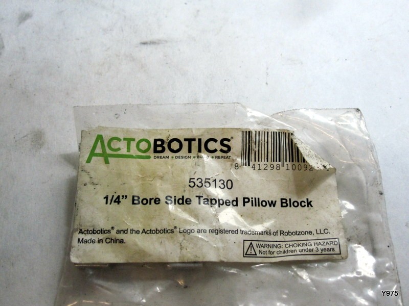 535130 1/4" Bore Side Tapped Pillow Block