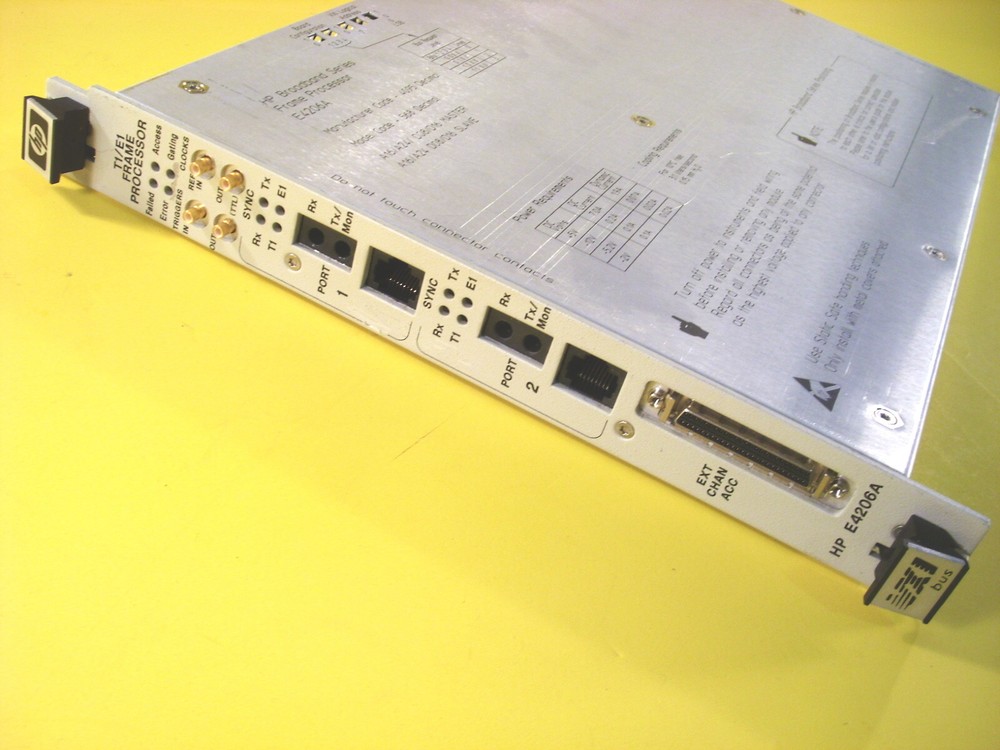 Keysight E4206A T1/E1 Frame Processor Module, VXI