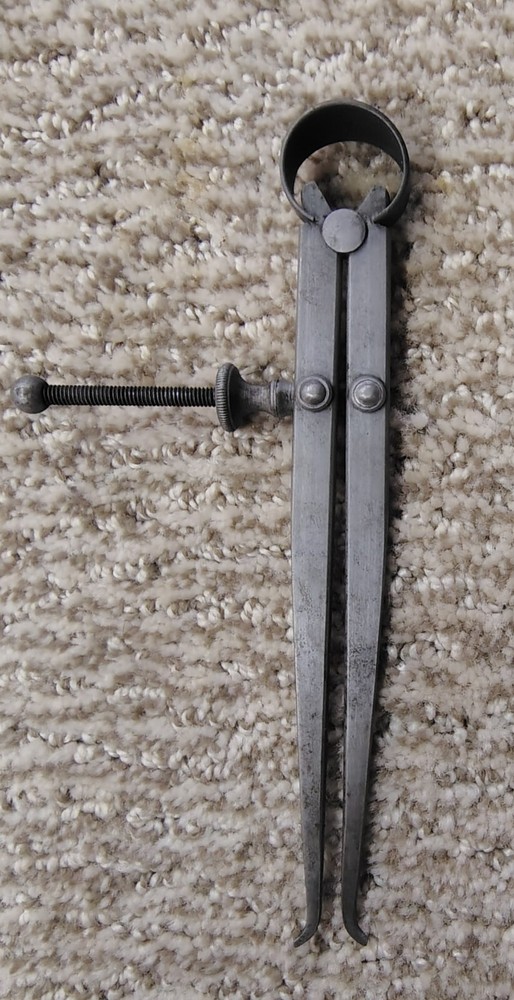 🗽 VINTAGE L .S.STARRETT 5" ID CALIPER