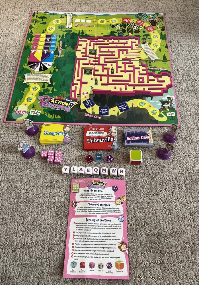 Dicecapades Princesses Game