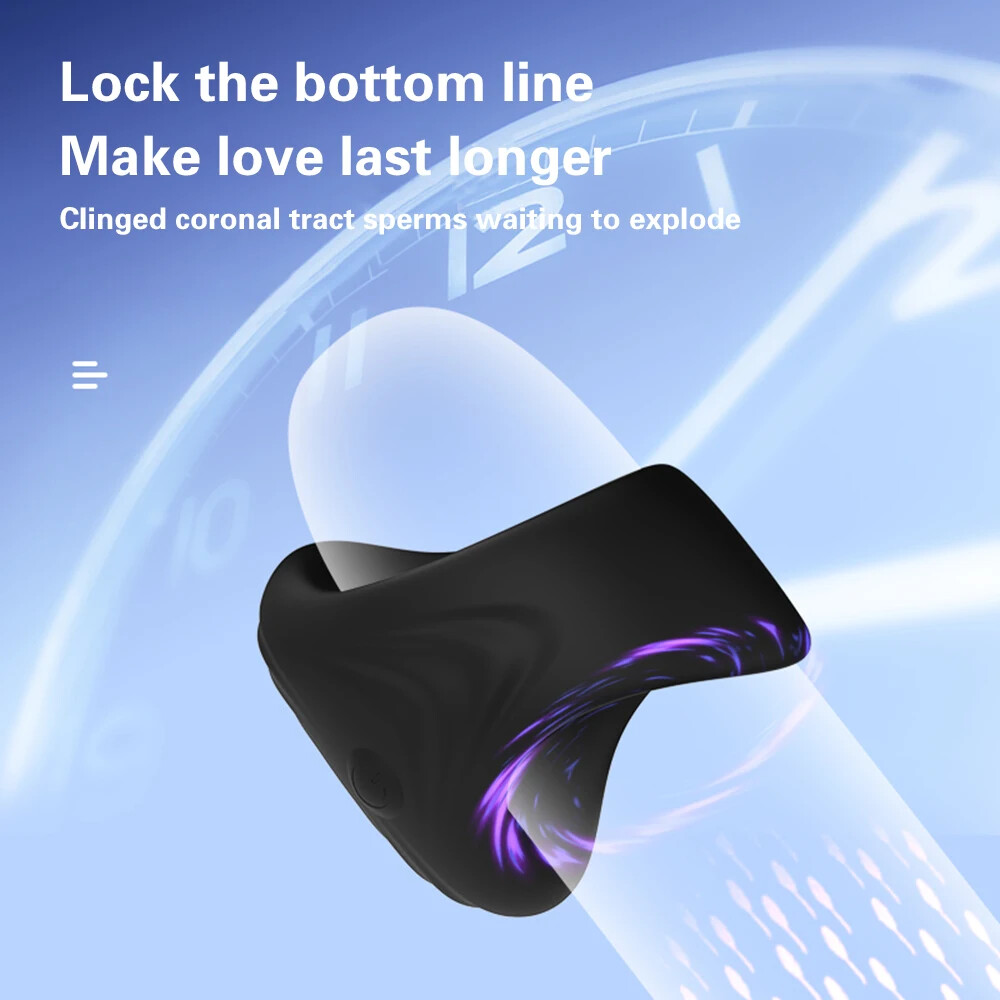 Penis Stretcher Ring Glans Exerciser Remote Control Delayed Ejaculation Erectile