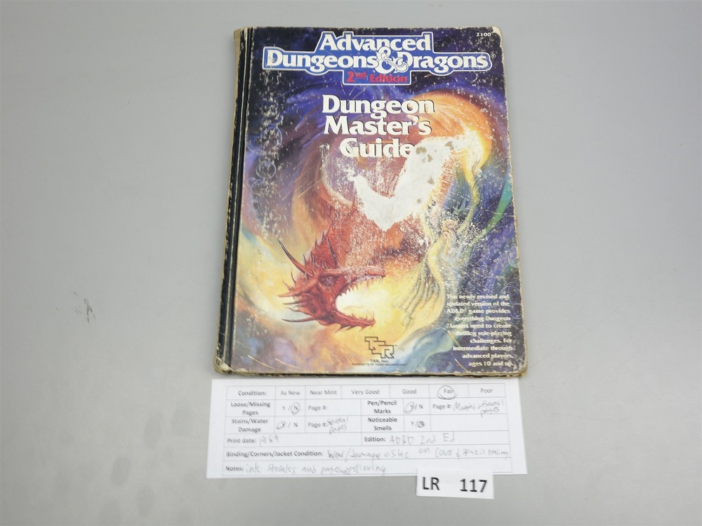 Advanced Dungeons & Dragons, D&D: Dungeon Master's Guide (2nd Edition)