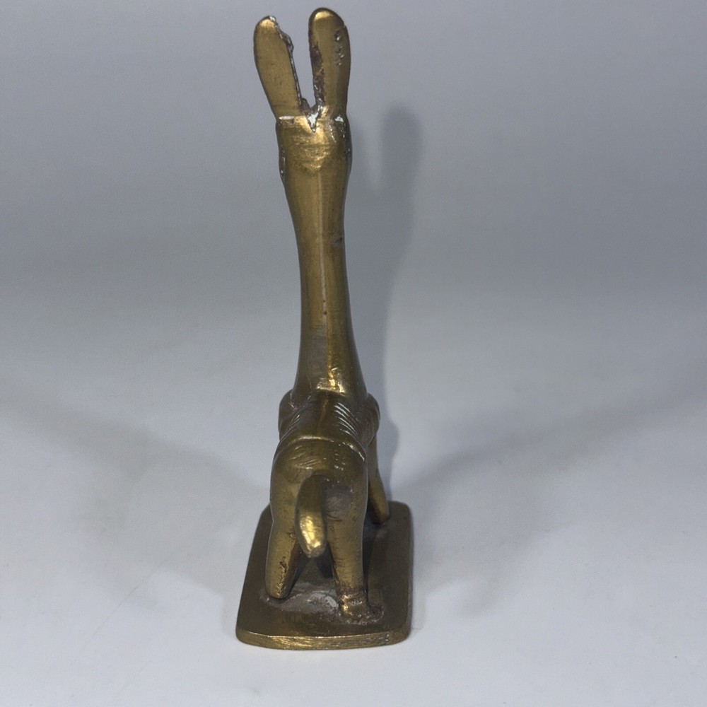 Vintage Handmade Solid Brass LLama Figurine