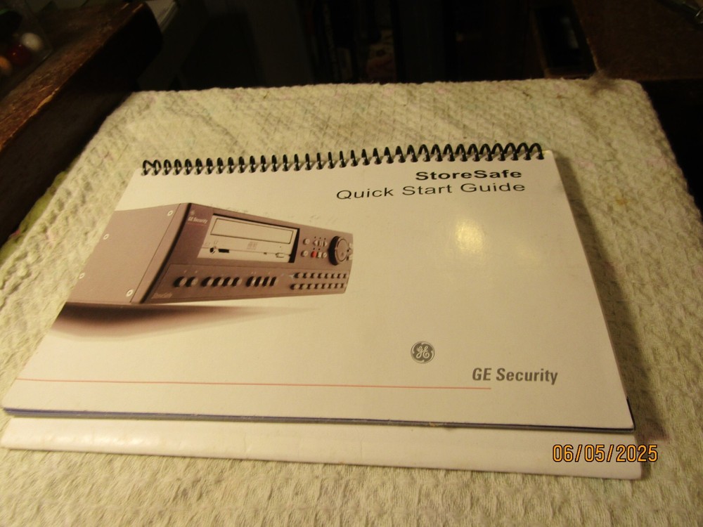 GE SECURITY STORESAFE Quick Start Guide CD Recorder Deck 2004