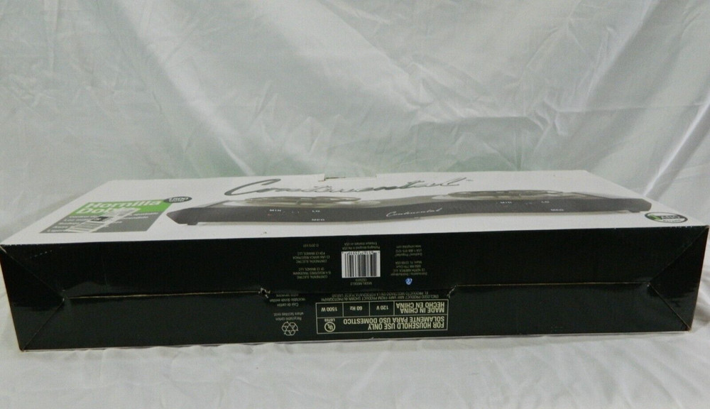 Continental Electric Double Burner Model CE23319 Cool Touch Handles