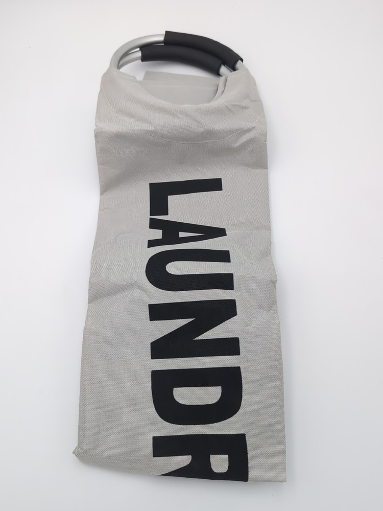 Canvas Like Waterproof Laundry Bag with Aluminium Handle