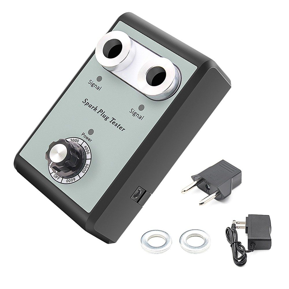 Spark Plug Tester Dual Hole Diagnostic Tool Gasoline Car Ignition Analyzer Test