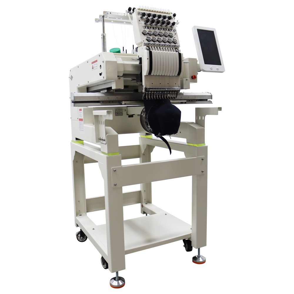 Single-head 12 Neddles Clothes Hat Embroidery Machine Computerized Embroidery