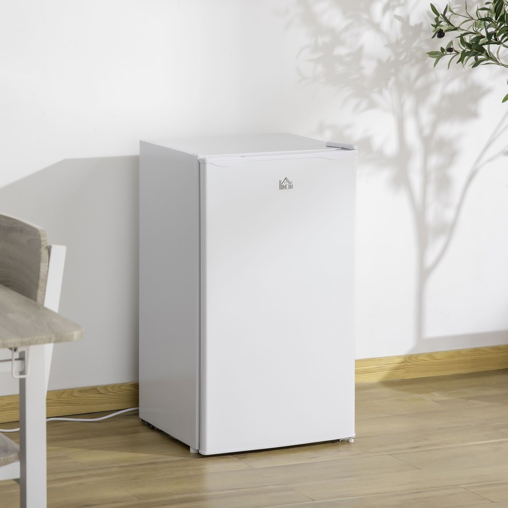3.2 Cu.Ft Compact Refrigerator with Adjustable Thermostat, White