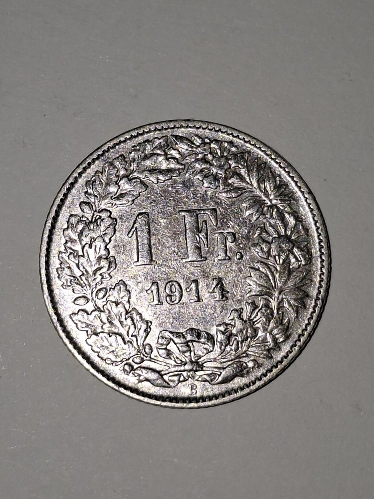 1 Franc 1914 Silver Switzerland