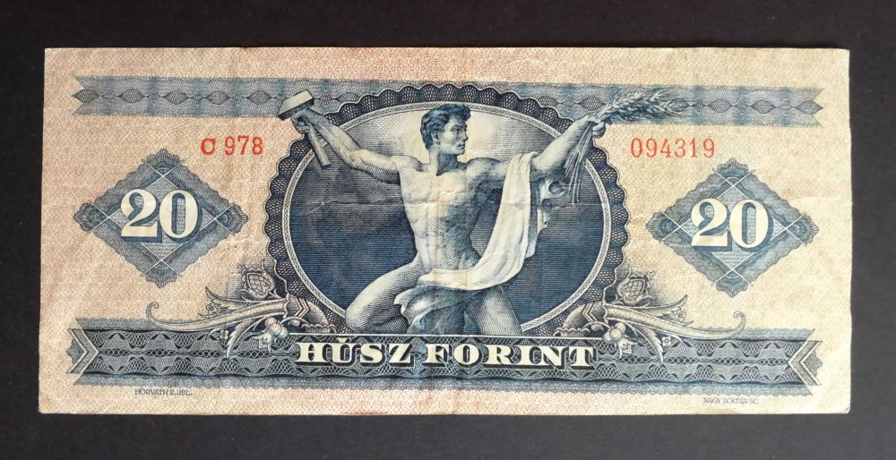 Hungary 20 Forints 1949 F+