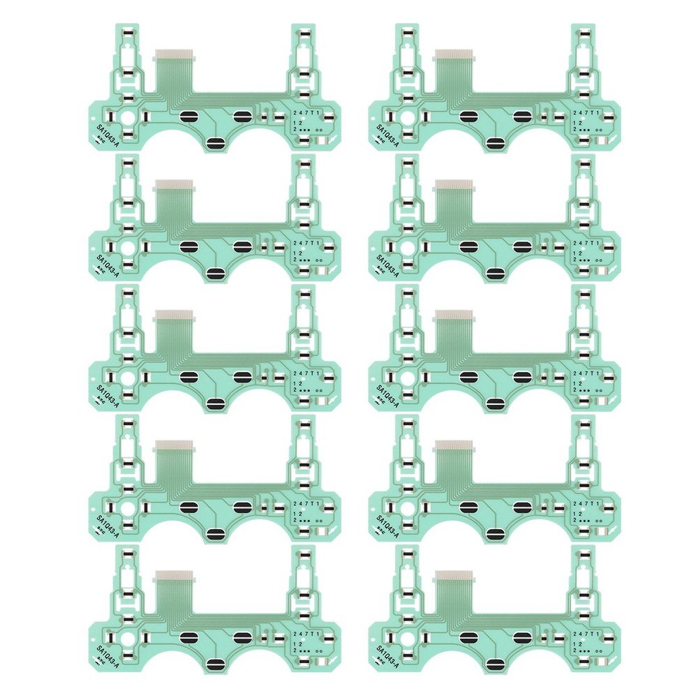 10SET Controller PCB Ribbon Circuit Board SA1Q43A#for PS2 Dualshock 18pin Socket