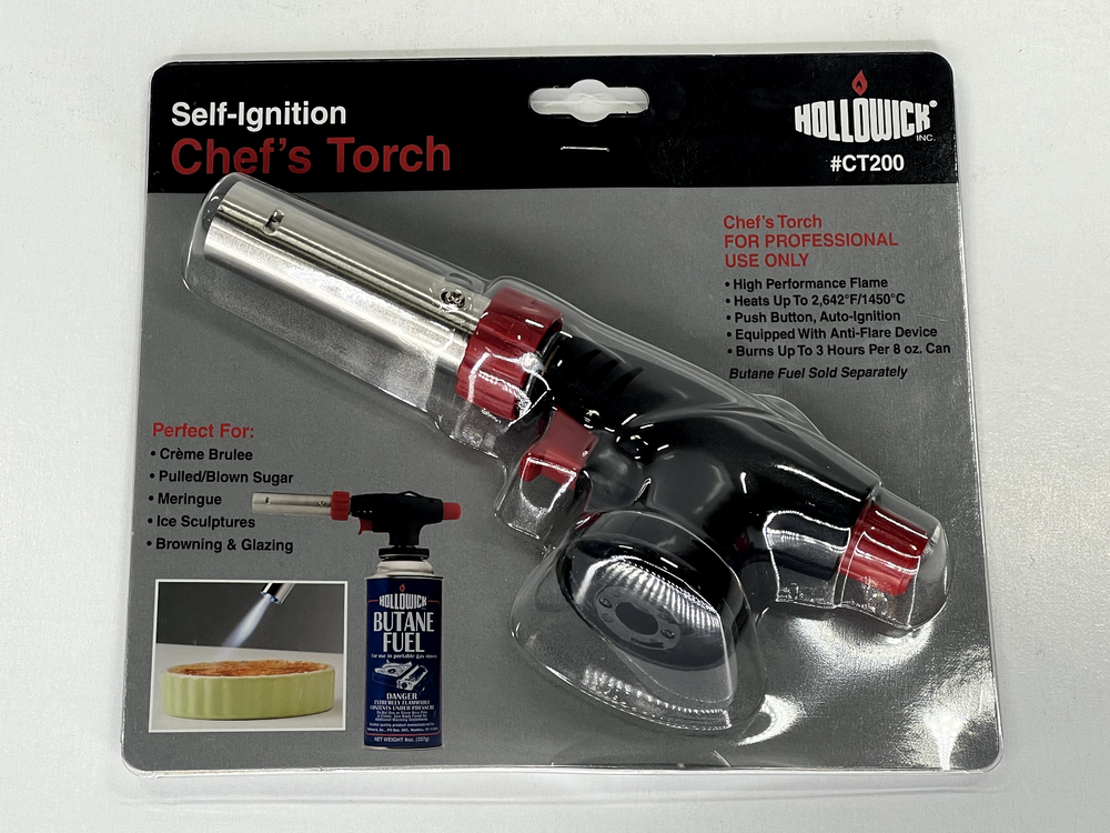 Hollowick CT200 Self-Ignition Chef's Torch - NEW