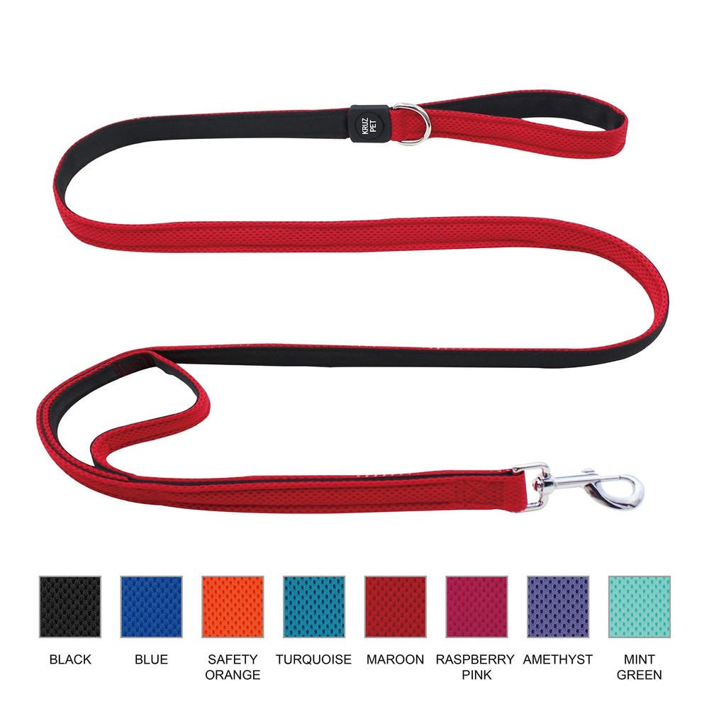 Double Handle Walking Traffic Air Mesh Leash for Control Training Dogs