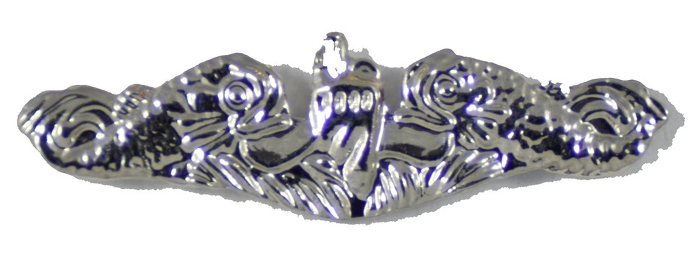 SUBMARINE DOLPHIN HAT PIN (Silver)