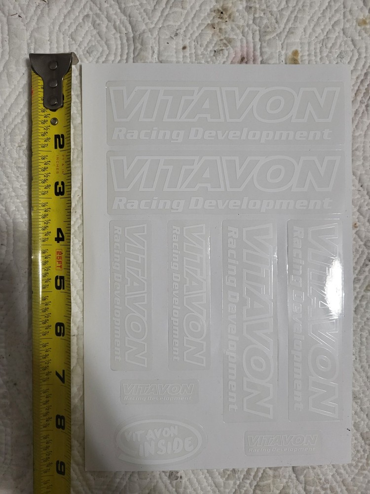 Vitavon RC  Decal Sheet