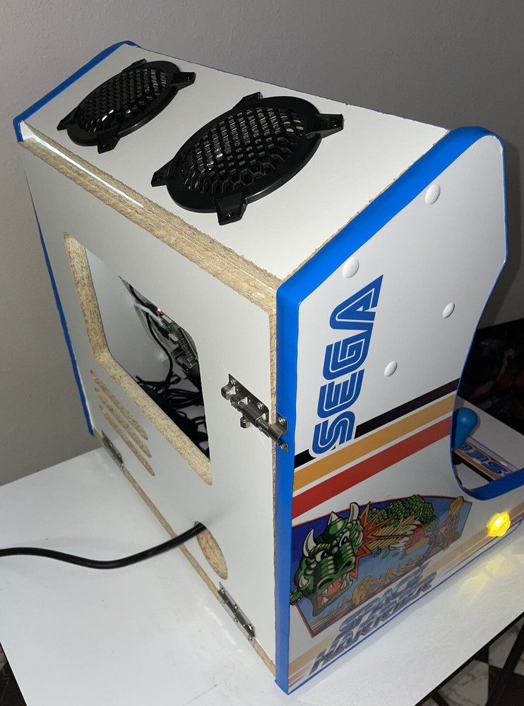 Sega Space Harrier Multicade Tabletop Bartop Arcade Cabinet Raspberry pi 4