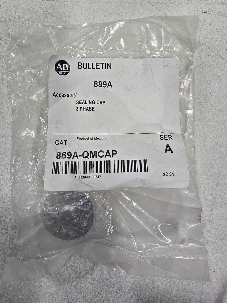 ALLEN BRADLEY 889A-QMCAP SEALING CAP 3 PHASE NEW