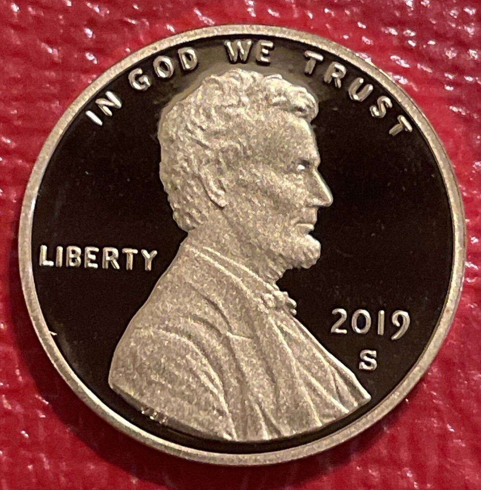 2019 S Lincoln Shield Cent Proof penny from US proof mint proof set