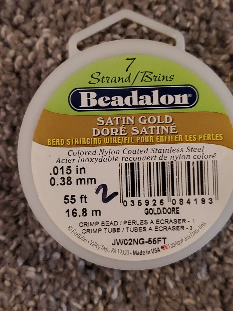 Beadalon 7 STRAND Bead, Gem Stringing Flex Wire (Various Colors + Sizes)